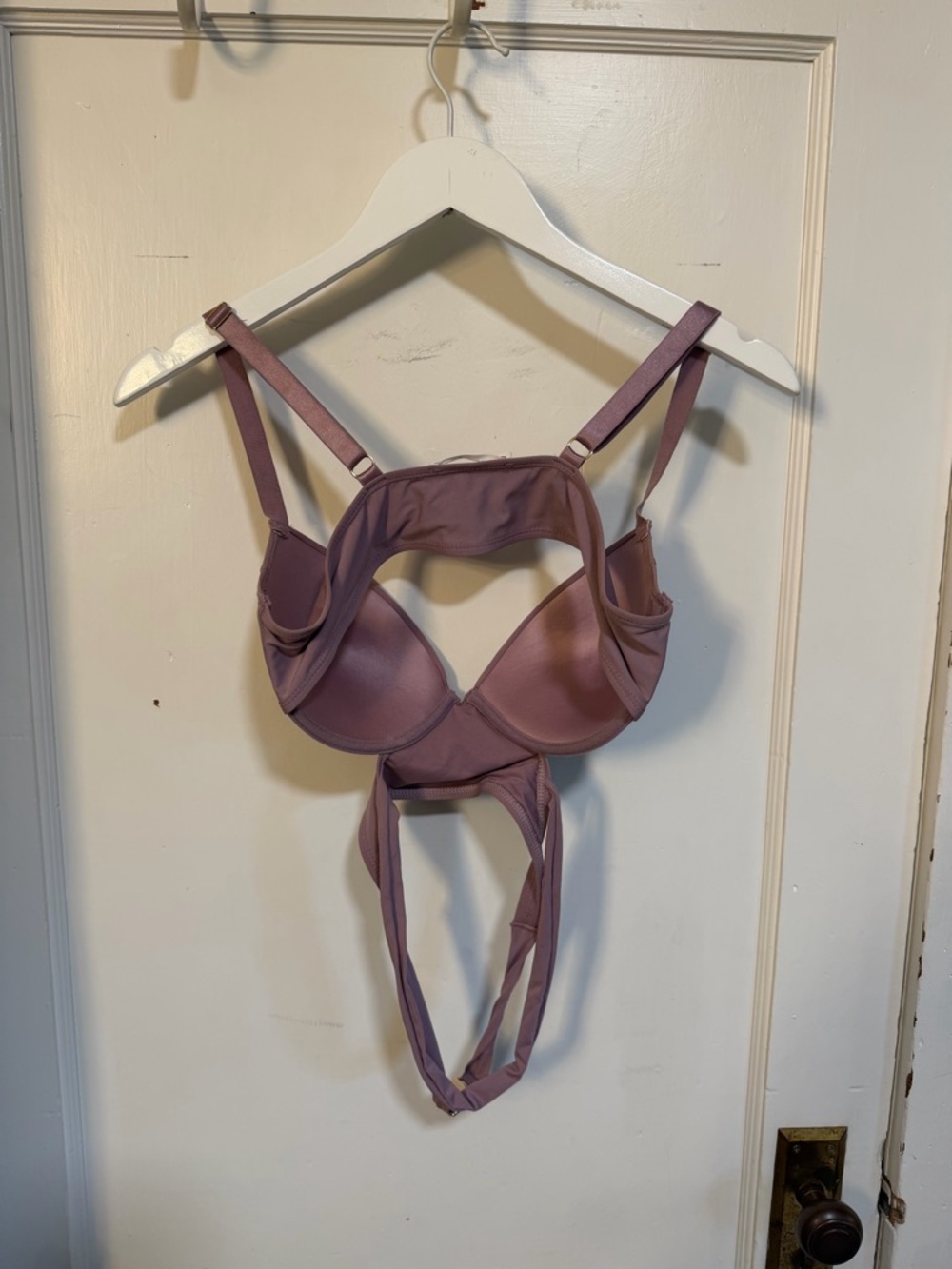 ALICE BRA - STRAPPY UNDERWIRE BRA RECYCLED MAUVE - Picture 5 of 5